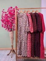 پیراهن پفکی گل ریز ( عمده پک 5 عددی ) - Ghr - شناسه 00206001 - تصویر 2
