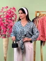 شومیز گره ای قلبی ( پک 6 عددی ) - Vn - شناسه 00214003 - تصویر 9