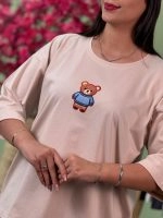 تیشرت باکسی پاستیلی Teddy گلدوزی ( پک 11 عددی ) - St - شناسه 00208012 - تصویر 11