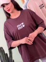 تیشرت پنبه فری سایز نخ 28 Miu Miu ( پک 5 عددی ) - Gl - شناسه 00208002 - تصویر 7