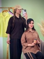 ست شومیز و شلوار بغل نوار ( پک 6 عددی ) - Vn - شناسه 00211003 - Image 7