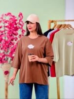 تیشرت پنبه باکسی نخ 28 ابر ( پک 6 عددی ) - Son - شناسه 00208001 - تصویر 4
