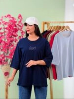 تیشرت پنبه باکسی نخ 28 منظومه Love ( پک 7 عددی ) - Son - شناسه 00208001 - تصویر 6