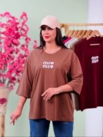 تیشرت پنبه باکسی نخ 28 Miu ( پک 7 عددی ) - Son - شناسه 00208001 - تصویر 3