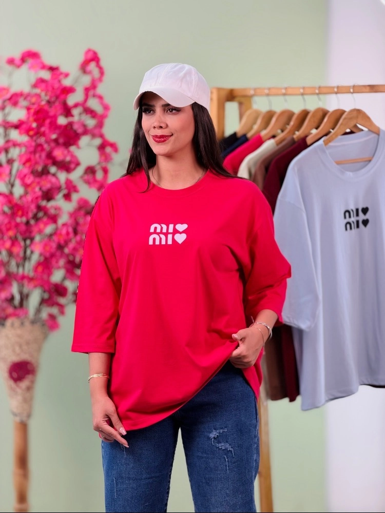 IMG_8057 تیشرت پنبه باکسی نخ 28 Miu ( پک 7 عددی ) - Son - شناسه 00208001 - تصویر 1