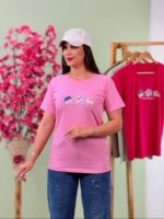 تیشرت پنبه قواره استاندار گربه Best Friend ( پک 4 عددی ) – St – شناسه 00208055 - تصویر 4