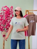 تیشرت پنبه قواره استاندار گربه Best Friend ( پک 4 عددی ) – St – شناسه 00208055