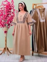 پیراهن لینن چاپی ( پک 5 عددی ) - Ghr - شناسه 00206002 - تصویر 4