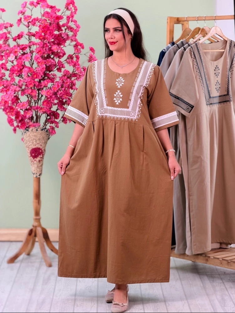 IMG_8131 پیراهن لینن چاپی ( پک 3 عددی ) - Ghr - شناسه 00206002 - تصویر 1