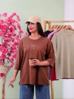 تیشرت پنبه باکسی نخ 28 پاپیون سفید و مشکی ( پک 7 عددی ) - Son - شناسه 00208001 - تصویر 5