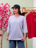 تیشرت پنبه باکسی نخ 28 پاپیون سفید و مشکی ( پک 7 عددی ) - Son - شناسه 00208001 - تصویر 4