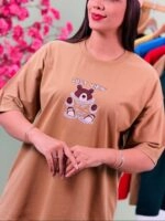تیشرت پنبه رنگی 2XL میکس پک A  (نسکافه ای دوبل ) - ( پک 7 عددی ) - GL - شناسه 00208053 - تصویر 13