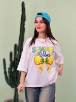 تیشرت BMS پنبه باکسی P2 Lemon ( عمده پک 4 عددی ) - Rt - شناسه 00201040 - تصویر 2