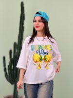 تیشرت BMS پنبه باکسی Lemon ( عمده پک 4 عددی ) - Rt - شناسه 00201037 - Image 3