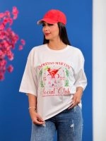 تیشرت پنبه باکسی تابستانه ( 34 طرح انتخابی ) - Ela - شناسه 00201039 - تصویر 54