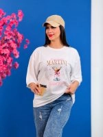 تیشرت پنبه باکسی تابستانه ( 34 طرح انتخابی ) - Ela - شناسه 00201039 - تصویر 50