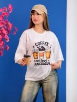 تیشرت پنبه باکسی تابستانه ( 34 طرح انتخابی ) - Ela - شناسه 00201039 - تصویر 41