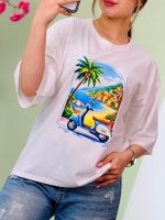 تیشرت پنبه باکسی وسپا ( پک 4 عددی ) - Ela - شناسه 00201039 - Image 15