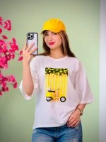 تیشرت پنبه باکسی وسپا ( پک 4 عددی ) - Ela - شناسه 00201039 - تصویر 5