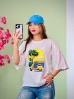 تیشرت پنبه باکسی وسپا ( پک 4 عددی ) - Ela - شناسه 00201039 - Image 3