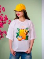 تیشرت پنبه باکسی وسپا ( پک 4 عددی ) - Ela - شناسه 00201039 - تصویر 2