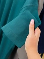 تیشرت پنبه باکسی آستین سه ربع  (کله غازی دوبل) - ( پک 4 عددی ) - Gl - شناسه 00208075 - تصویر 7
