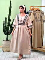 پیراهن لینن چاپی - A - ( پک 5 عددی ) - Ghr - شناسه 00206002
