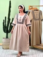 پیراهن لینن چاپی - A - ( پک 5 عددی ) - Ghr - شناسه 00206002