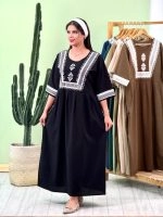پیراهن لینن چاپی - B - ( پک 5 عددی ) - Ghr - شناسه 00206002 - تصویر 4