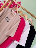 تیشرت سوپر پنبه miu miu 3Xl ( عمده پک 4 عددی ) - Grt - شناسه 00201031 - تصویر 10
