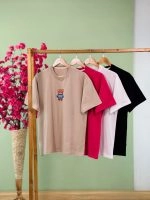 تیشرت سوپر پنبه L تدی گلدوزی ( عمده پک 4 عددی ) - Grt - شناسه 00201028 - تصویر 2