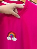 تیشرت سوپر پنبه Xl رنگین کمان (سرخابی دوبل ) - ( عمده پک 6 عددی ) - Grt - شناسه 00201029 - تصویر 11