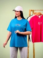 تیشرت سوپر پنبه Cat Mom L ( عمده پک 5 عددی ) - Grt - شناسه 00201028 - تصویر 8