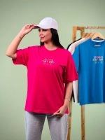 تیشرت سوپر پنبه Cat Mom L ( عمده پک 5 عددی ) - Grt - شناسه 00201028 - تصویر 5
