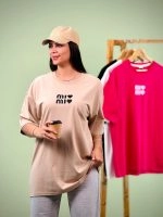 تیشرت سوپر پنبه miu miu 3Xl ( عمده پک 4 عددی ) - Grt - شناسه 00201031 - تصویر 5