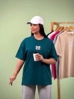 تیشرت سوپر پنبه Xl پاپیون گلدوزی ( عمده پک 6 عددی ) - Grt - شناسه 00201029 - تصویر 3