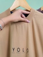 تیشرت پنبه نودی Yolo L ( پک 2 عددی ) -Gl- شناسه 00208009 - تصویر 4