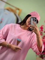 تیشرت باکسی پاستیلی بستنی ( پک 8 عددی ) - Son - شناسه 00208007 - تصویر 4