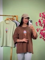 تیشرت باکسی پاستیلی بستنی ( پک 8 عددی ) - Son - شناسه 00208007 - تصویر 8