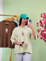 تیشرت باکسی پاستیلی بستنی ( پک 8 عددی ) - Son - شناسه 00208007 - تصویر 9