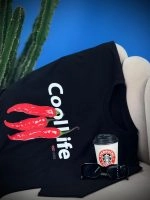 تیشرت پنبه باکسی آستین سه ربع مشکی Red Chili ( پک 3 عددی ) - Gl - شناسه 00208010 - تصویر 2