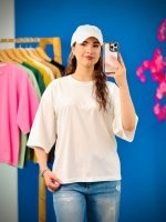 تیشرت پنبه باکسی رنگی ( پک 9 عددی ) - Ela - شناسه 00201038 - تصویر 3