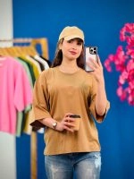 تیشرت پنبه باکسی رنگی ( پک 9 عددی ) - Ela - شناسه 00201038 - تصویر 9