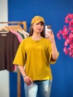 تیشرت پنبه باکسی رنگی ( پک 9 عددی ) - Ela - شناسه 00201038 - تصویر 5
