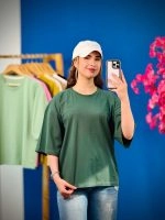 تیشرت پنبه باکسی رنگی ( پک 9 عددی ) - Ela - شناسه 00201038 - تصویر 4