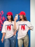 تیشرت پنبه باکسی Cool Life ( پک 3 عددی ) - Ela - شناسه 00201039