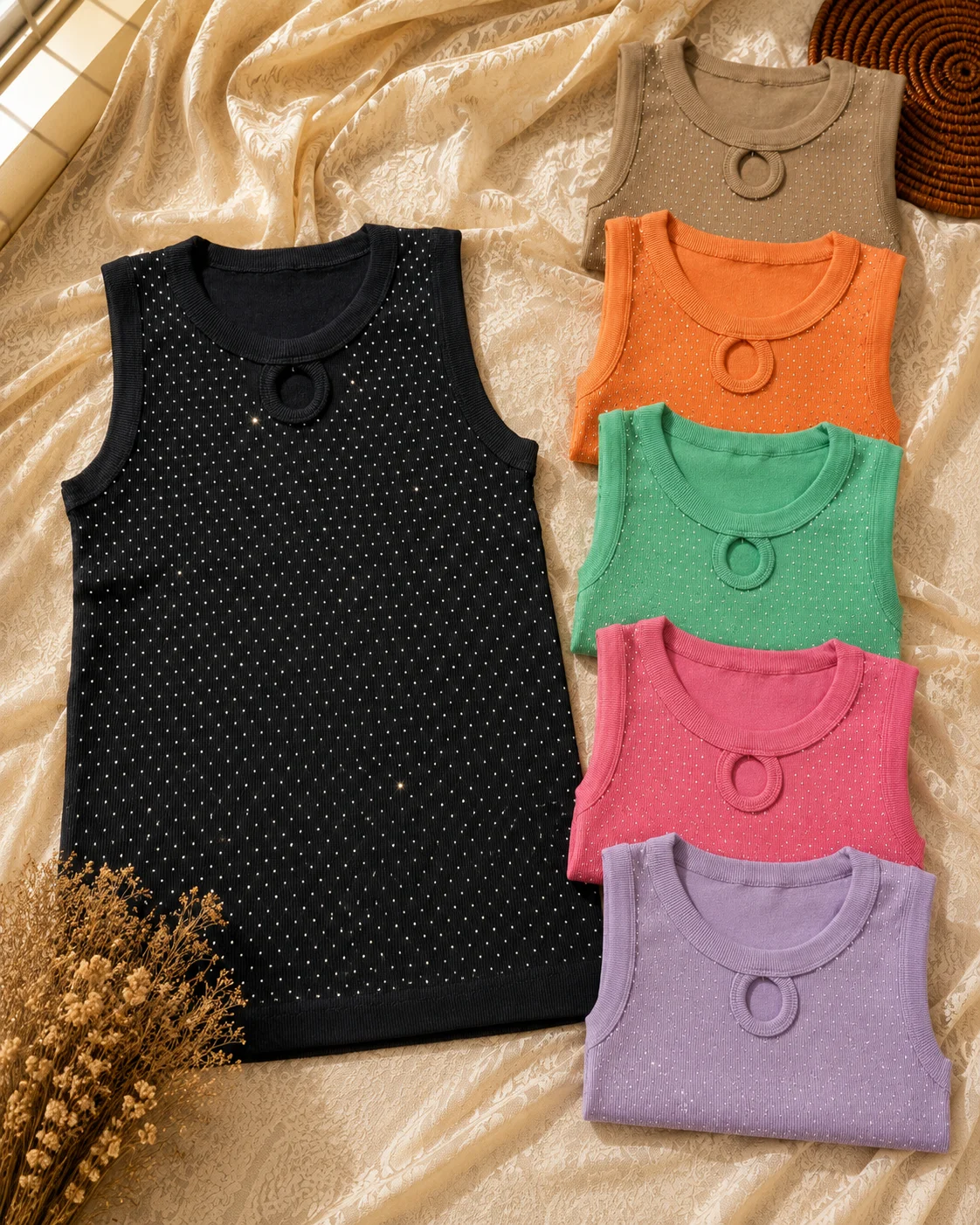 ChatGPT Image Aug 5, 2026, 11_28_49 AM تاپ فانریپ نگینی یقه اشکی ( پک 6 عددی ) - Nus - شناسه 00207008 - تصویر 1