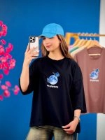 تیشرت قواره دار -طرح ماه و پروانه - (عمده پک 6 عددی) - rt - شناسه 00201046 - تصویر 8