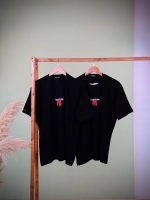تیشرت نخ 26سایزL- طرح COOLlife-تک رنگ مشکی - (عمده پک 2 عددی) - GL - شناسه 00208074 - تصویر 2