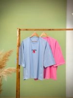 تیشرت قواره دار -طرح COOLlife - (عمده پک 2 عددی) - rt - شناسه 00201046 - تصویر 2